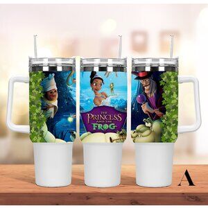 Disney Princess Tiana The Princess and the Frog 40oz Tumbler double wall stainle